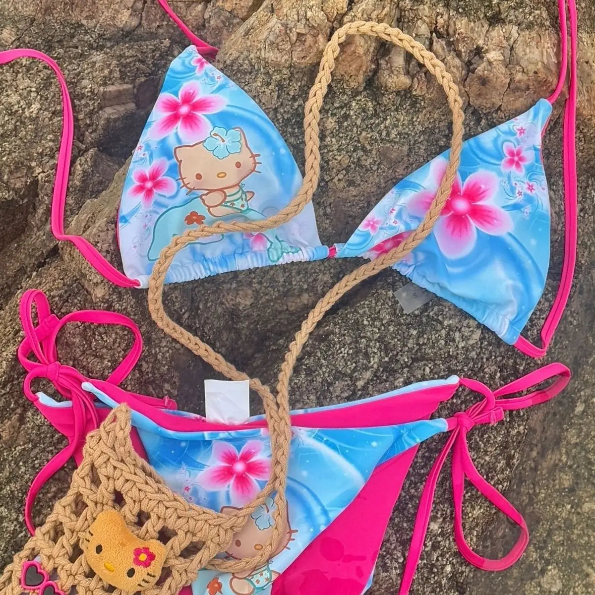 Cute Kitty Bikini Swimsuit