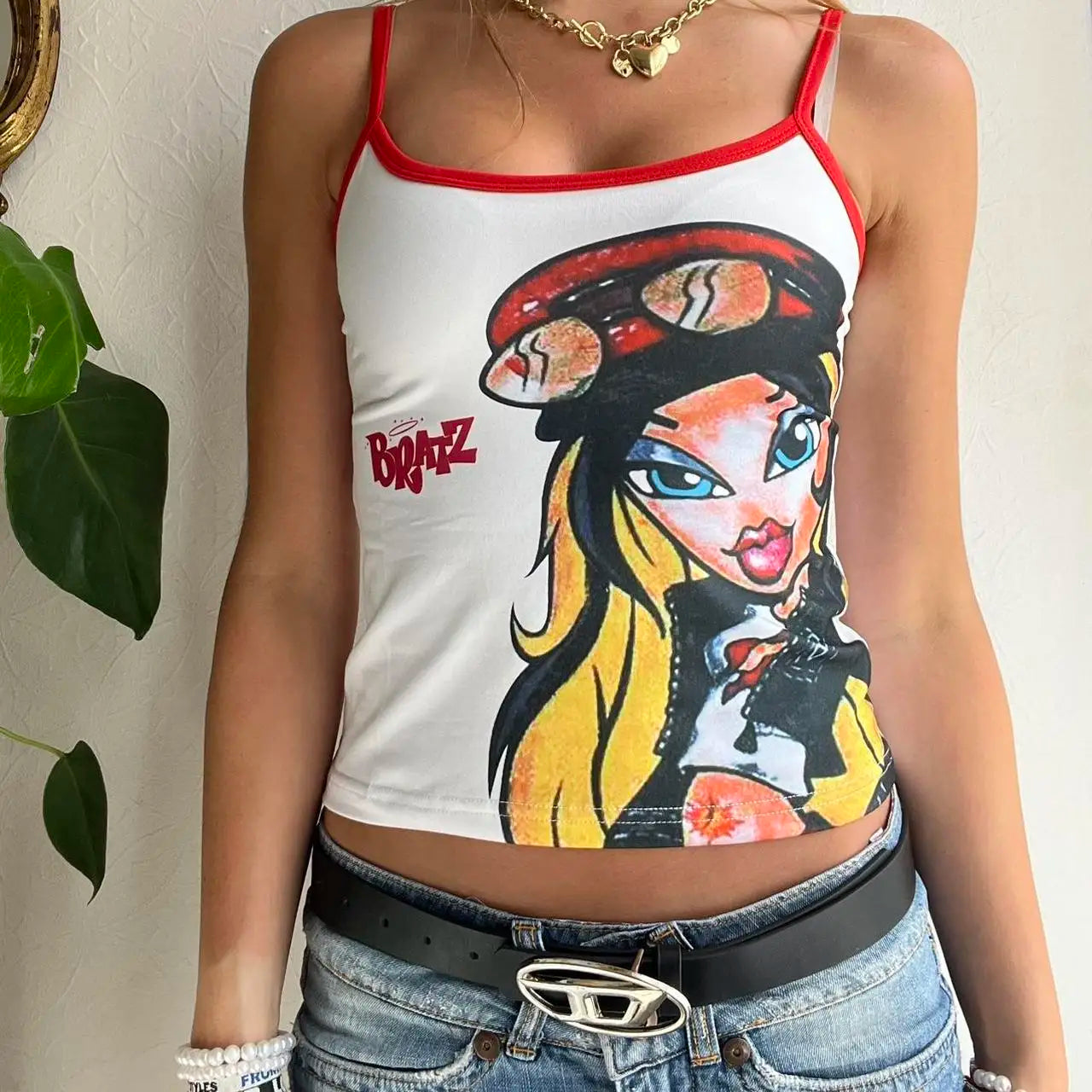 Vintage Anime Crop Top
