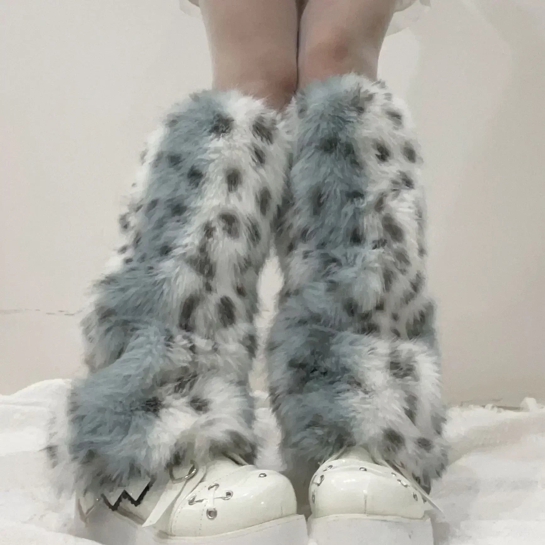 Cozy Leopard Leg Warmers