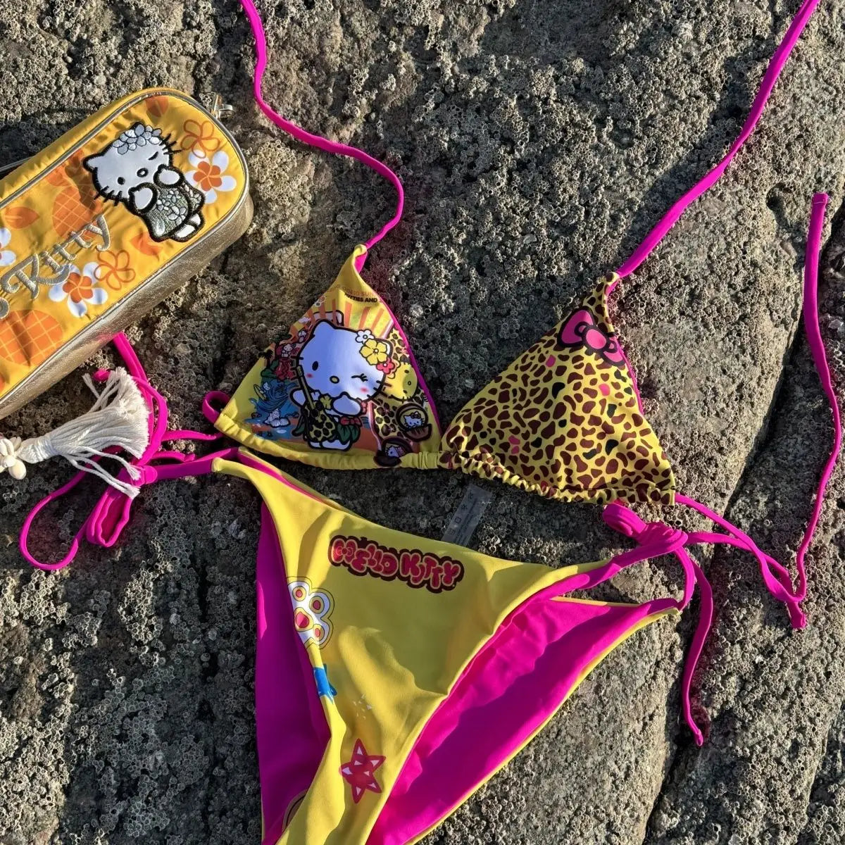 Cute Kitty Bikini Swimsuit