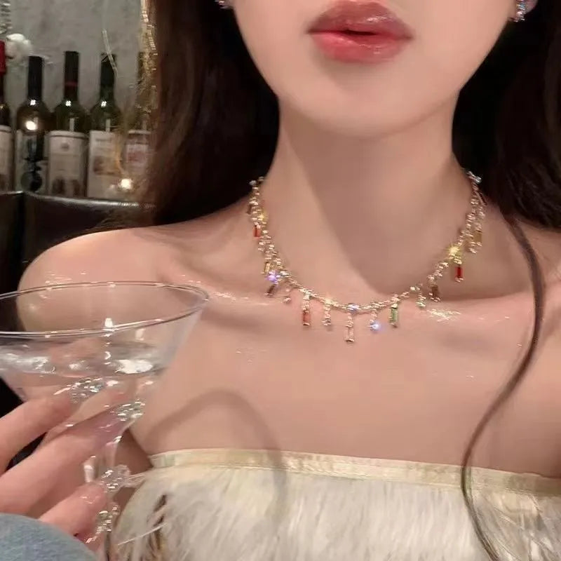 Colorful Crystal Necklace