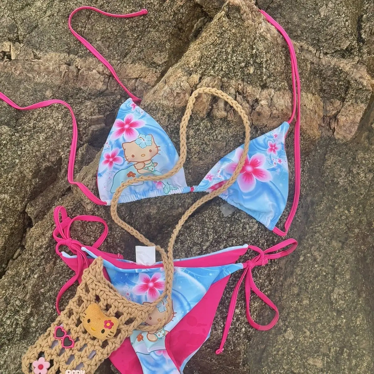 Cute Kitty Bikini Swimsuit