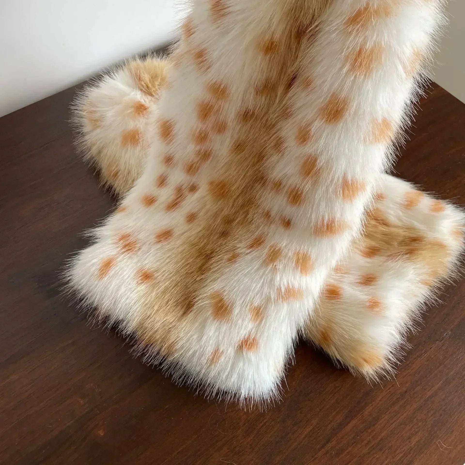 Cozy Leopard Leg Warmers