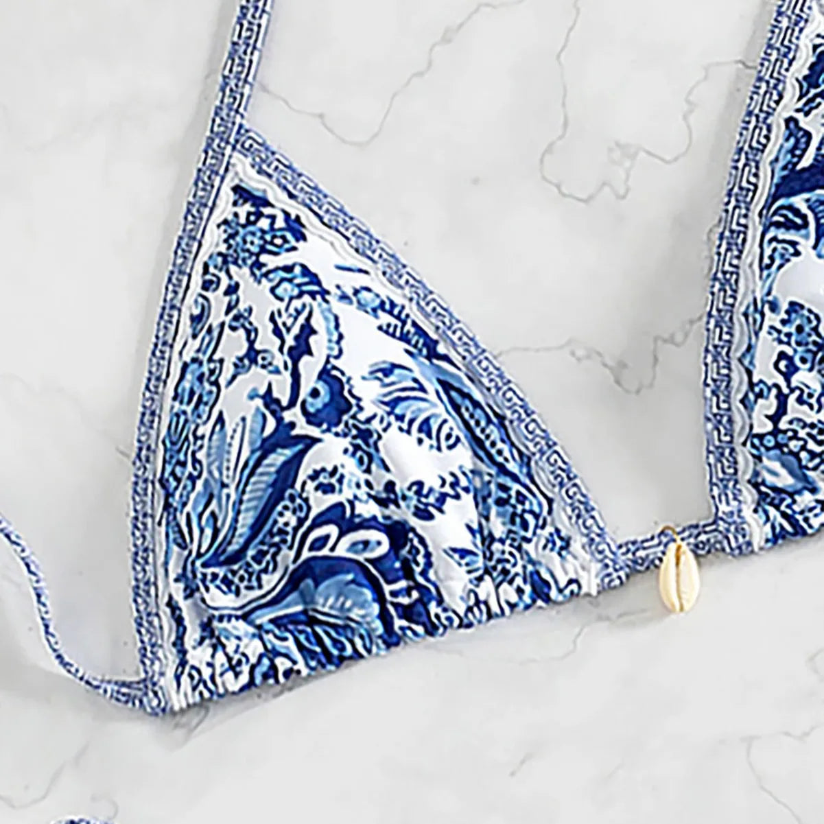 Floral Triangle Bikini Set