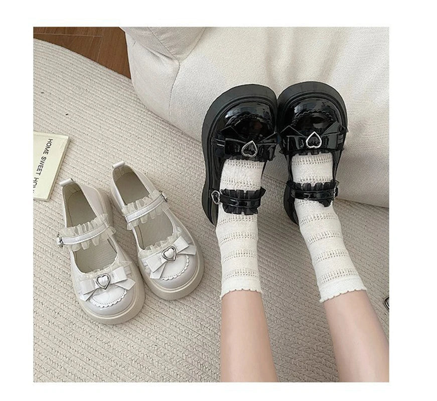 Cute Platform Loafers for Girls