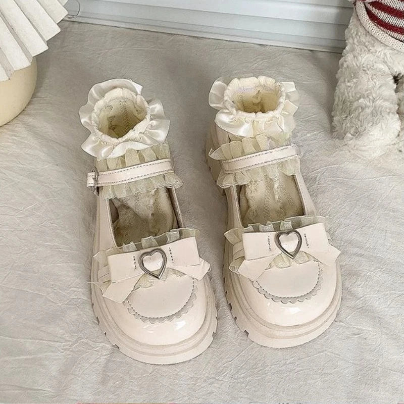 Cute Platform Loafers for Girls