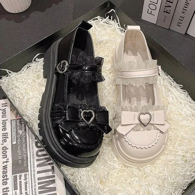 Cute Platform Loafers for Girls