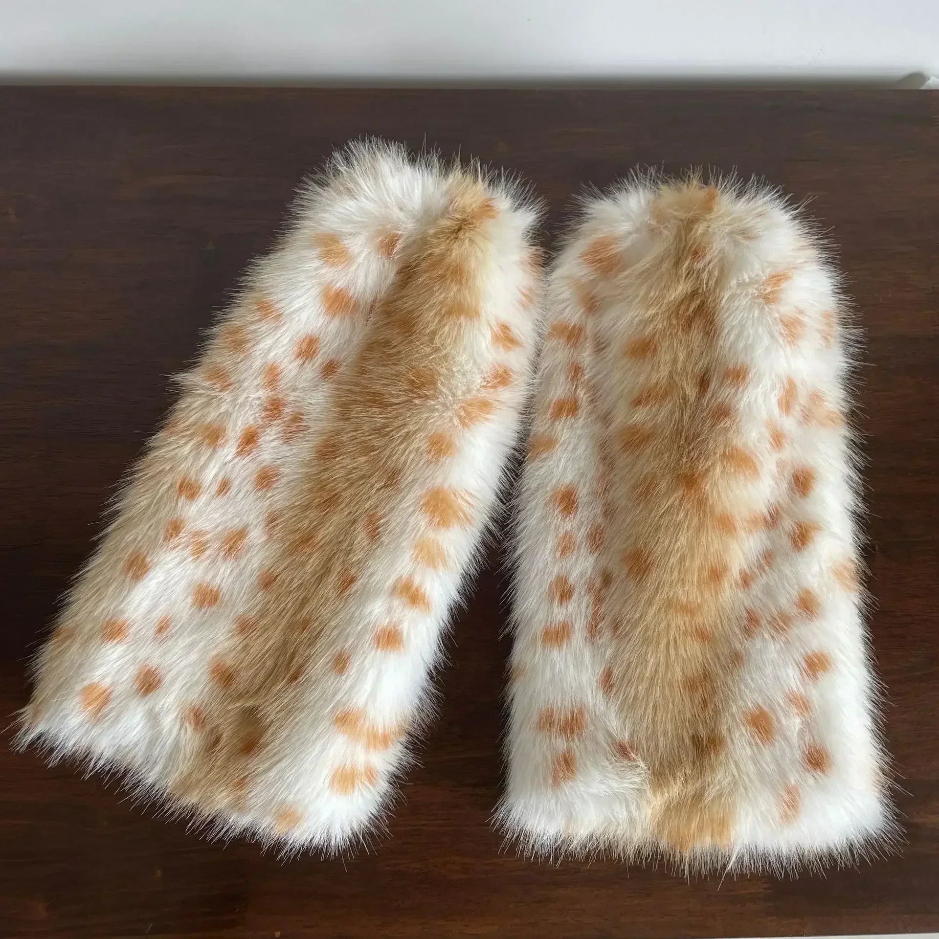 Cozy Leopard Leg Warmers