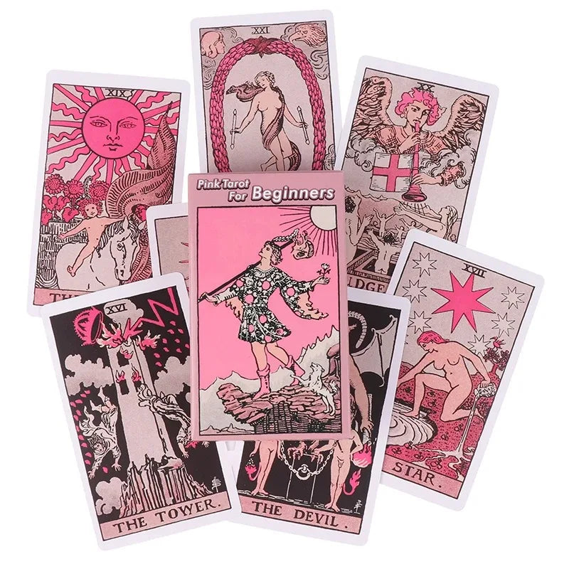 Charming Pink Tarot Cards