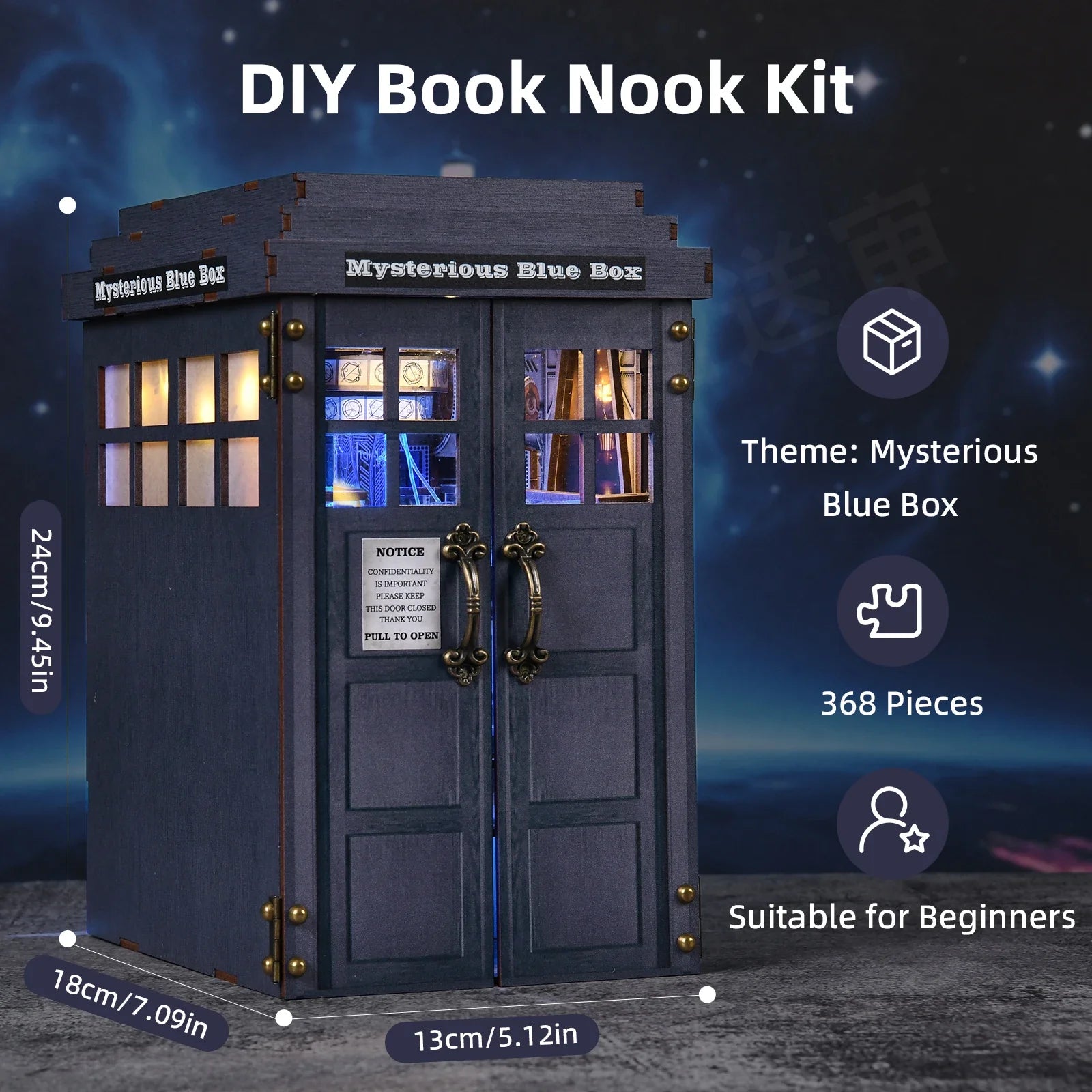 Mysterious Book Nook DIY Kit