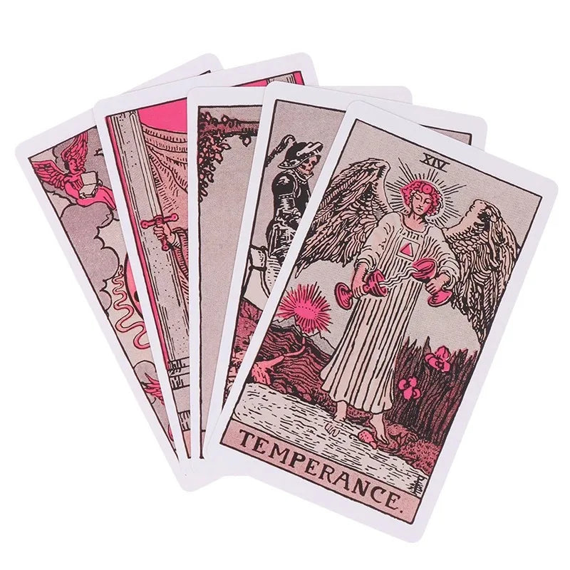 Charming Pink Tarot Cards